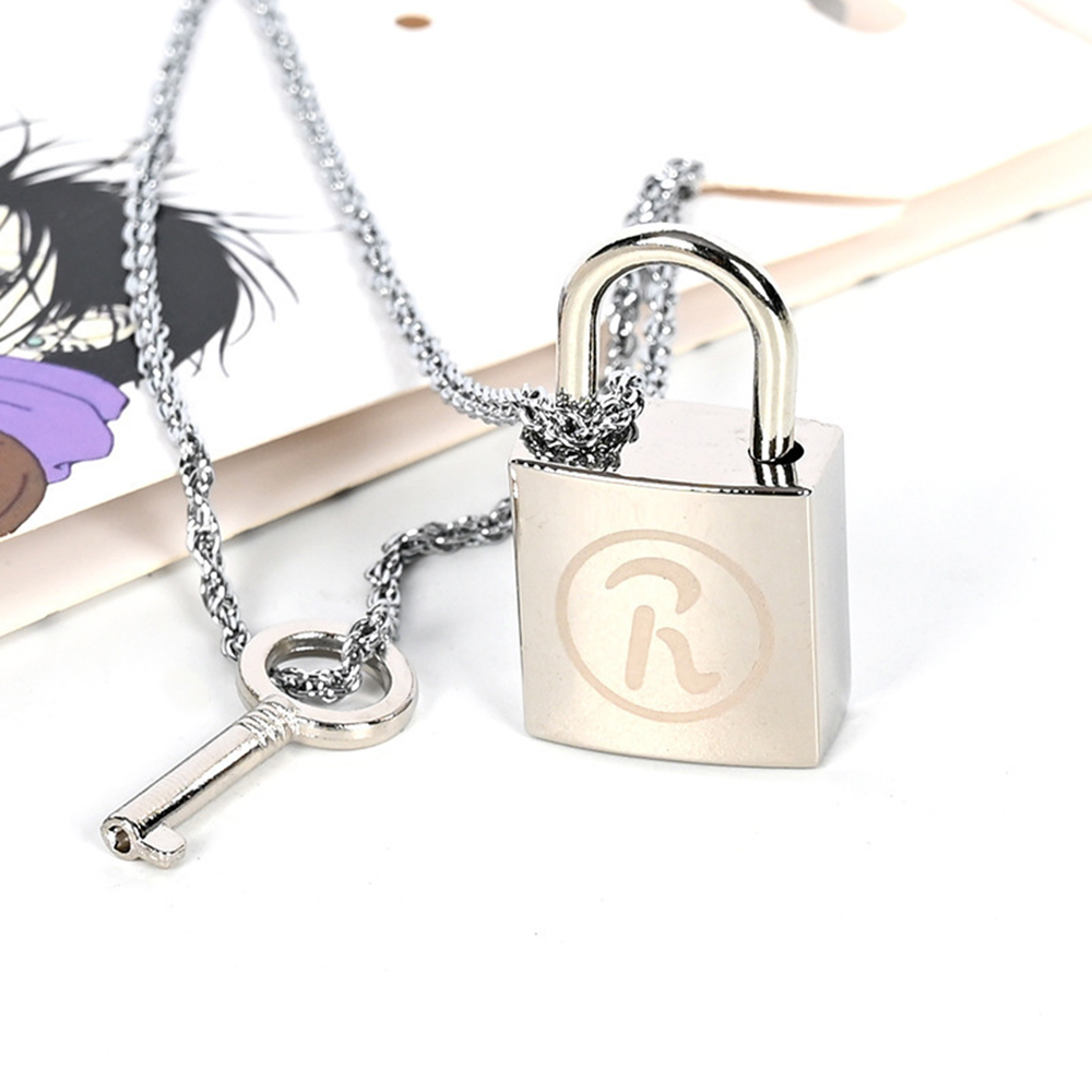 Anime Pendant Necklace - 2 piezas/set Collar de pareja Anime