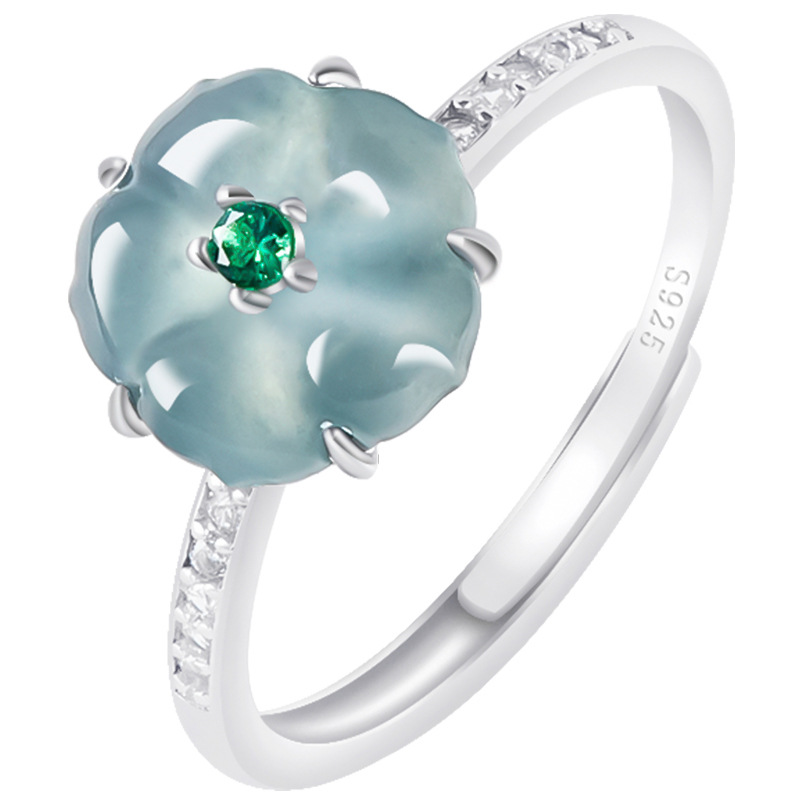 Rings - Anillos de Jadeíta Birmana Azul con
