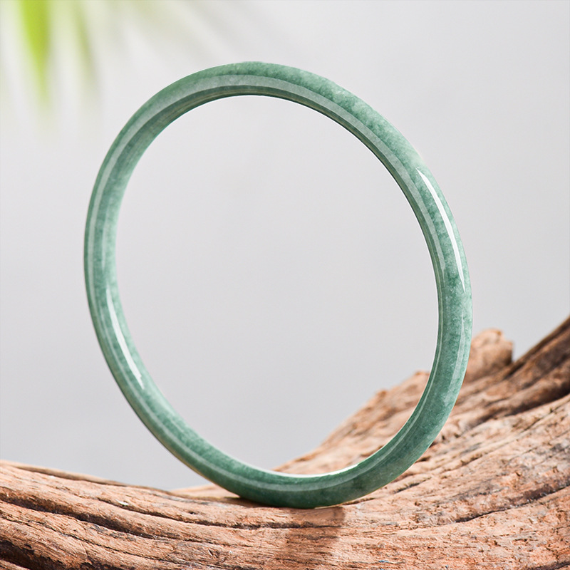 Bracelets - Pulsera de Jadeíta Birmana Natural, Brazalete