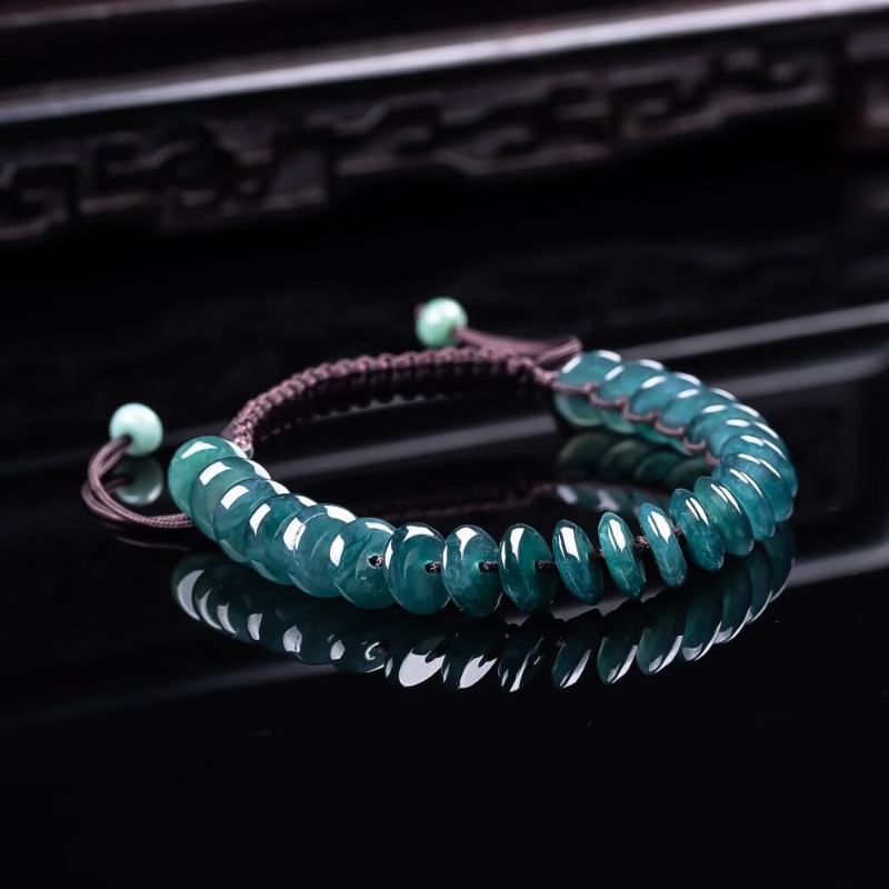 Bracelets - Pulsera de cuentas de esmeralda natural