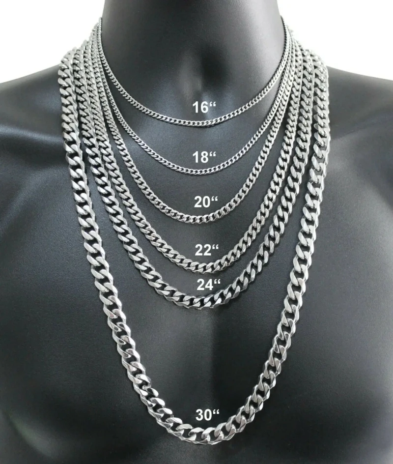 Cuban Link Chain 12Mm - Collar de plata de ley 925
