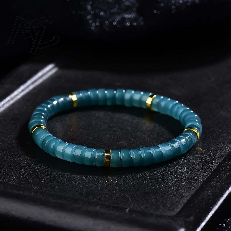Bracelets - Pulsera de cuentas de jadeíta natural