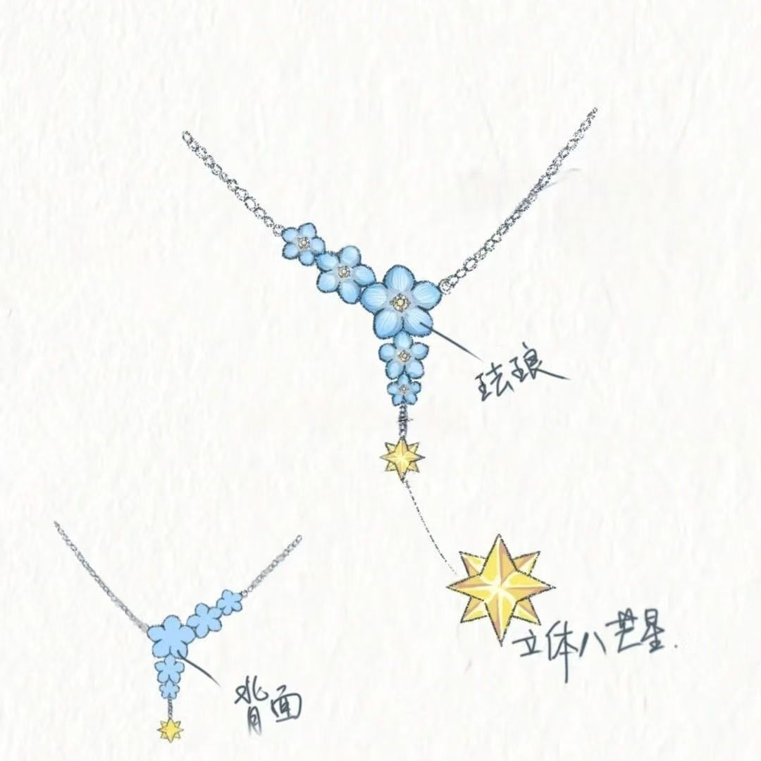 Anime Pendant Necklace - Collar con Colgante de Xavier de