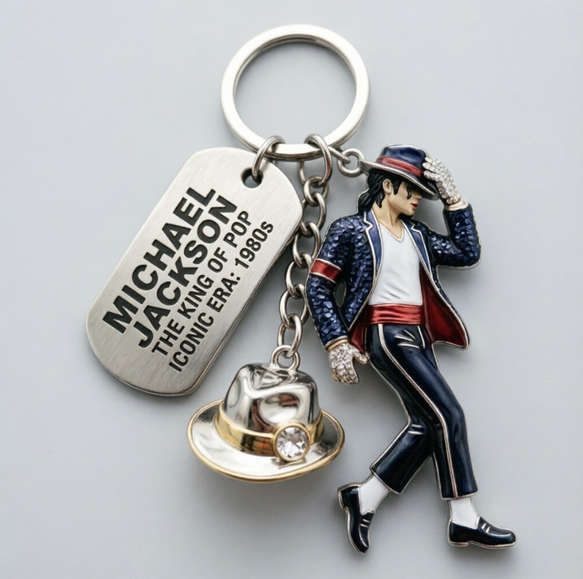 Rings - Llavero de Michael Jackson, Colgante Decorativo