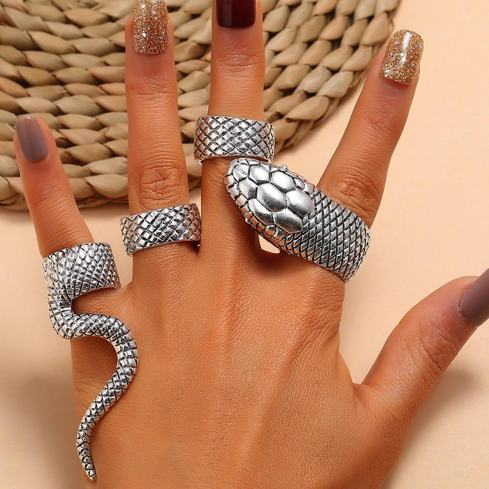 KMVEXO-Conjunto de Anillos de  - Vintage Punk Knuckle Rings Set reseña y precio