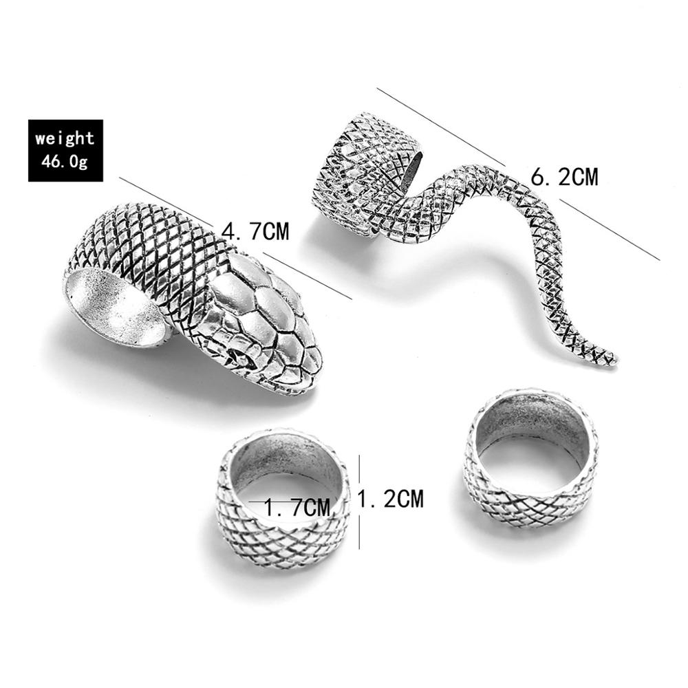 KMVEXO-Conjunto de Anillos de  - Vintage Punk Knuckle Rings Set reseña y precio