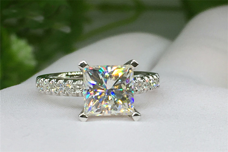 Anillo de Compromiso y Boda Pe - Moissanite Engagement Ring 1 Carat reseña y precio