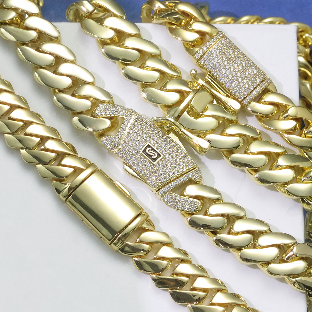 Cadena de Eslabones Cubanos ES - Cuban Link Chain 12Mm reseña y precio
