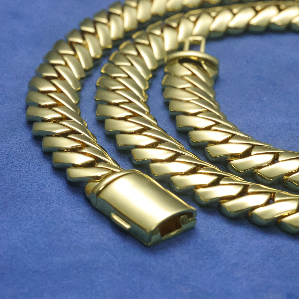 Cadena de Eslabones Cubanos ES - Cuban Link Chain 12Mm reseña y precio