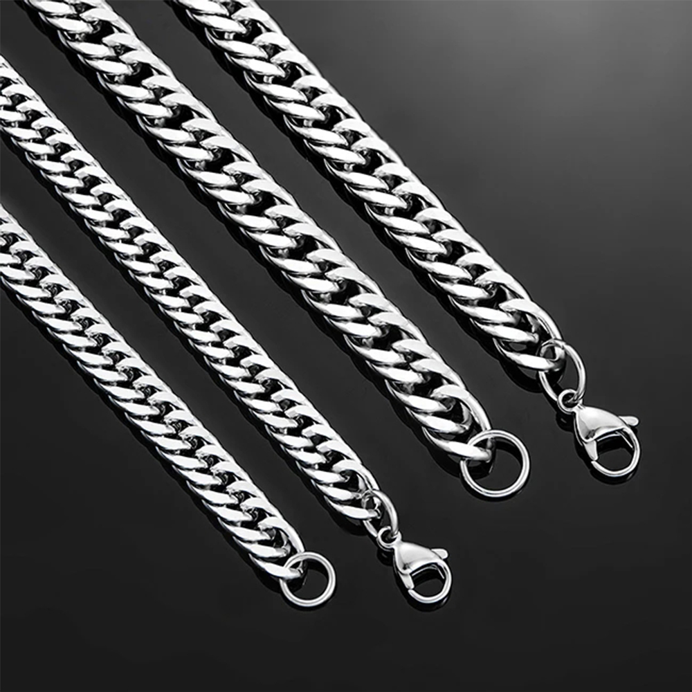 HIYEE 3mm/4mm/5mm/6mm/7mm/8mm  - Cuban Link Chain 12Mm reseña y precio