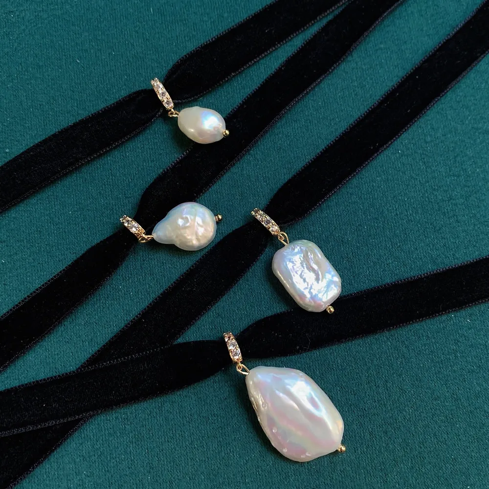 Gargantilla de cinta de tercio - Pearl Choker Necklace Vintage reseña y precio