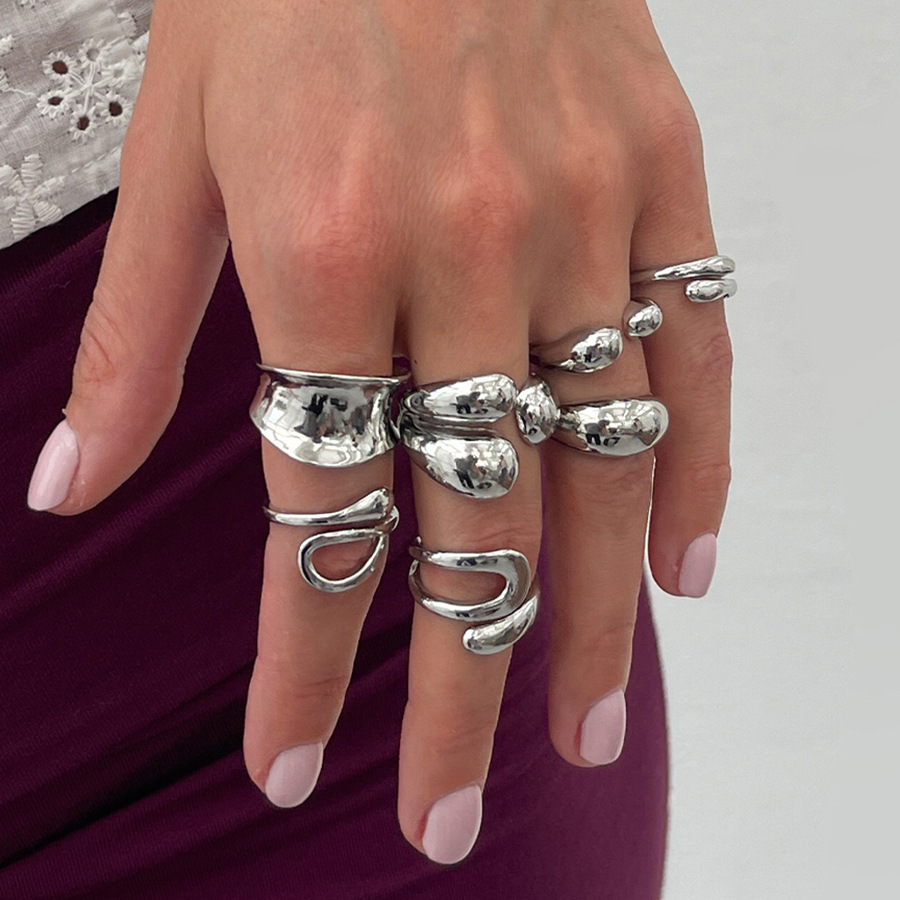 DIEZI-Conjunto de anillos para - Vintage Punk Knuckle Rings Set reseña y precio
