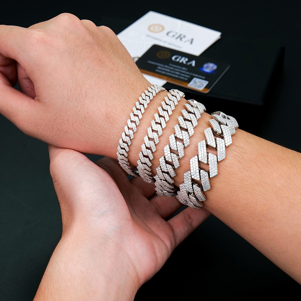 Pulsera de Eslabones Cubanos d - Cuban Link Chain 12Mm reseña y precio