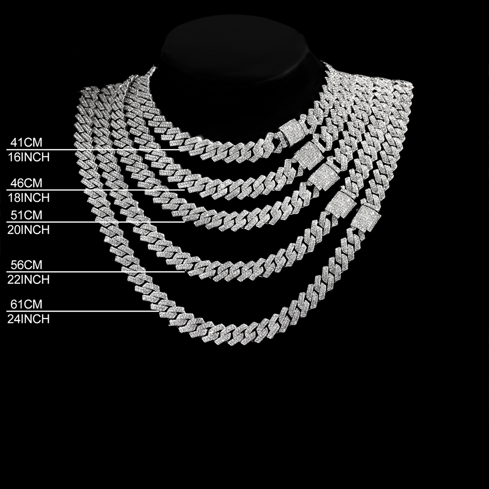 Collar de cadena de eslabones  - Cuban Link Chain 12Mm reseña y precio