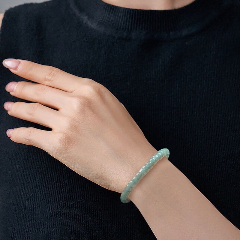 Pulsera de cuentas de jadeíta  - Bracelets reseña y precio