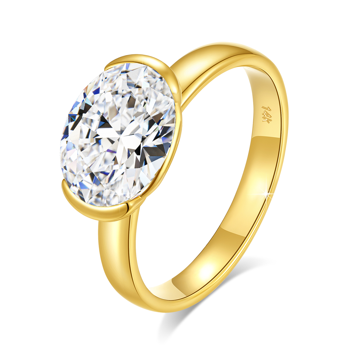 Anillo de moissanita de corte  - Moissanite Engagement Ring 1 Carat reseña y precio