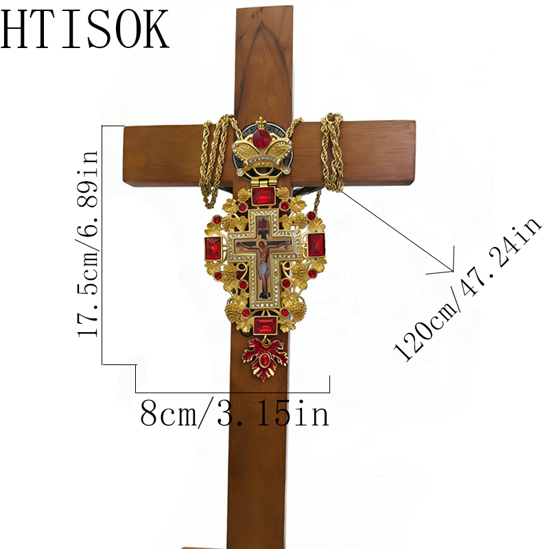 Nuevo Collar con Cruz Ortodoxa - Cross Pendant Necklace Gold reseña y precio