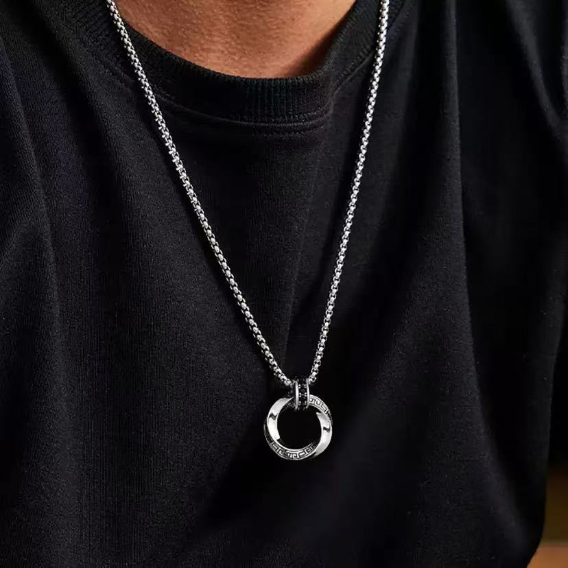 Nuevo collar de plata de ley 9 - 925 Sterling Silver Chain Necklace Men reseña y precio