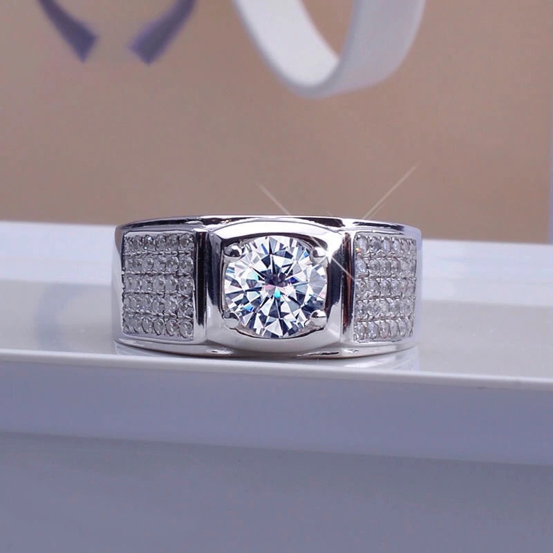Nuevo Anillo de moissanita de  - Moissanite Engagement Ring 1 Carat reseña y precio