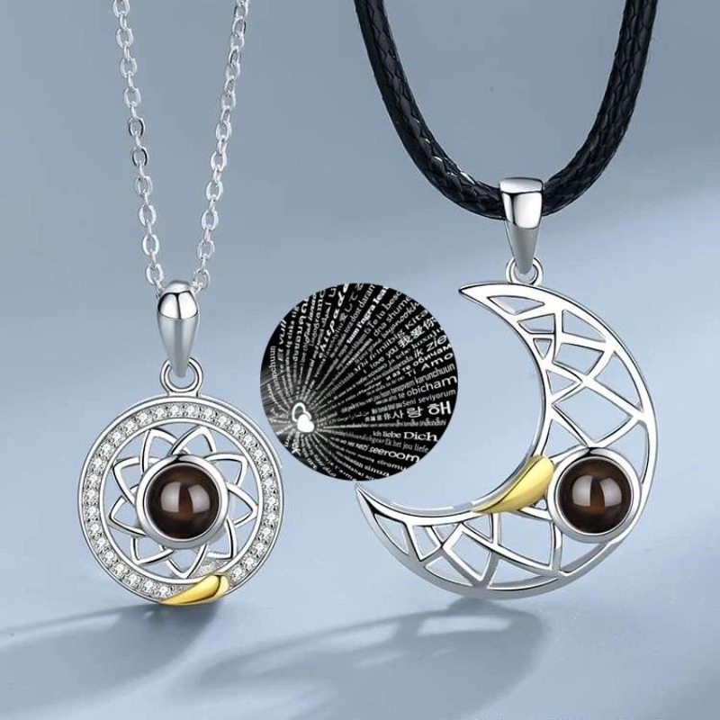 1 par de collares magnéticos a - Magnetic Couple Matching Necklaces reseña y precio
