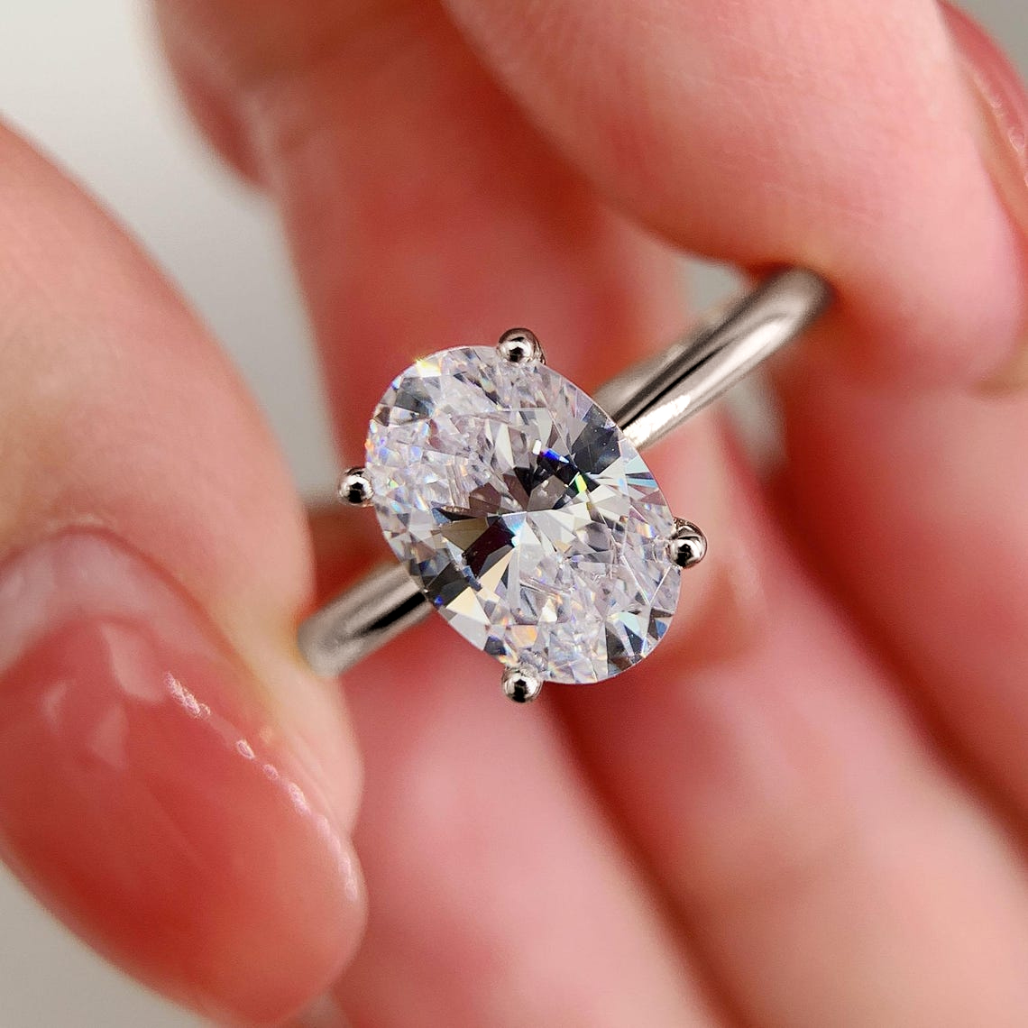 Anillos de compromiso de moiss - Moissanite Engagement Ring 1 Carat reseña y precio