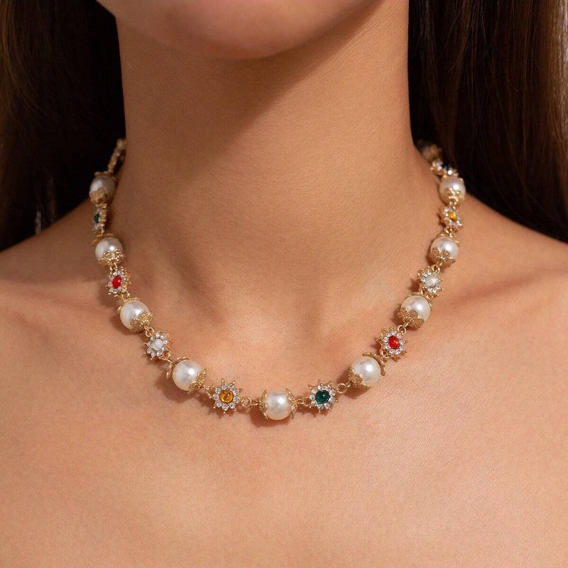 Ingemark-gargantilla de perlas - Pearl Choker Necklace Vintage reseña y precio