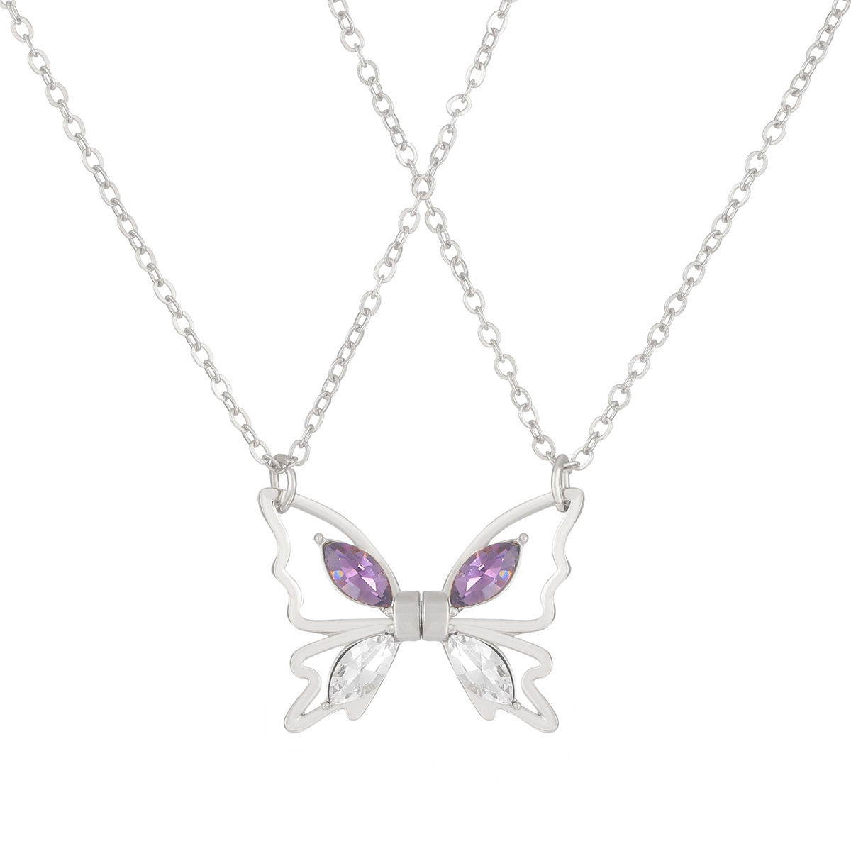 Collar magnético de mariposa p - Magnetic Couple Matching Necklaces reseña y precio