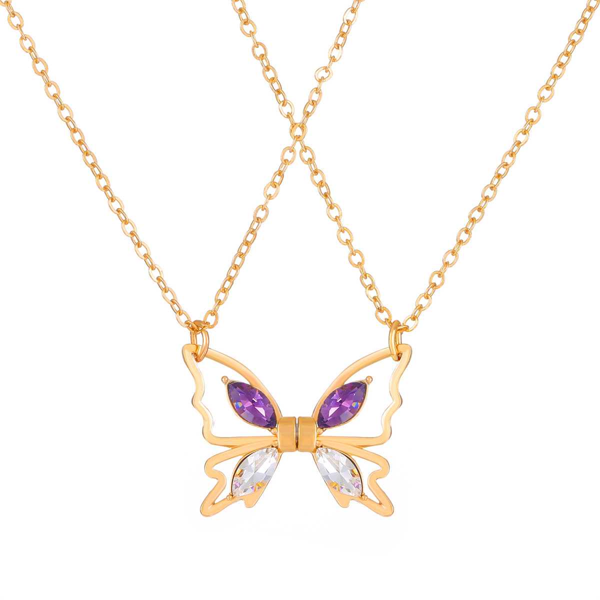Collar magnético de mariposa p - Magnetic Couple Matching Necklaces reseña y precio