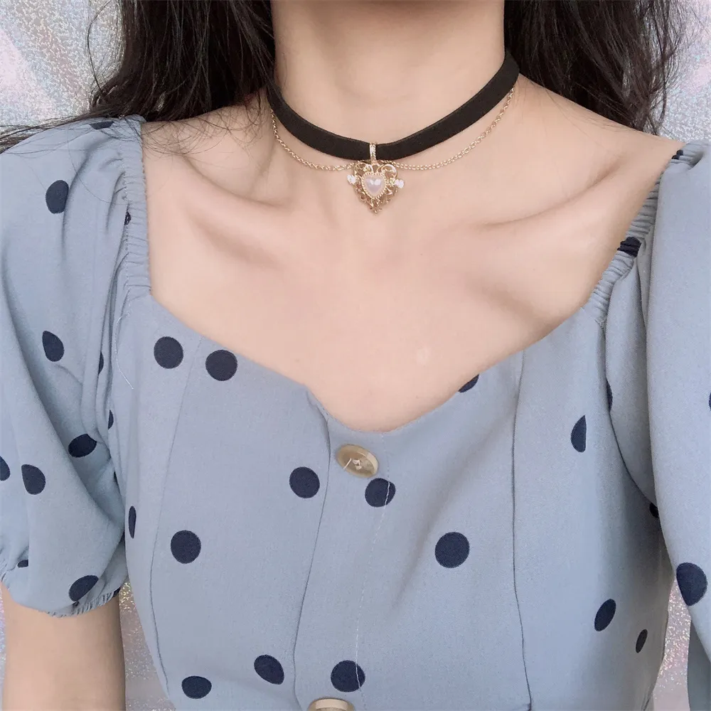 Gargantilla de cadena de terci - Pearl Choker Necklace Vintage reseña y precio