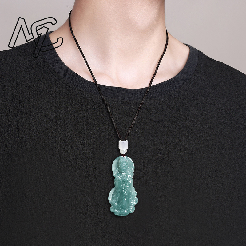 Colgante de Esmeralda Azul Nat - Necklaces reseña y precio