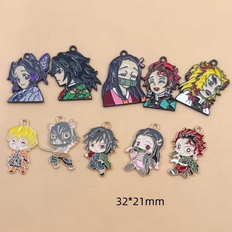 Accesorios DIY Demon Slayer, j - Anime Pendant Necklace reseña y precio