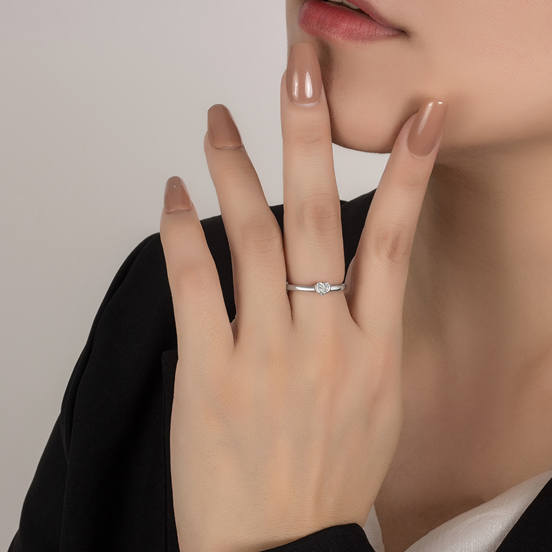 PERFANY-Anillo de moissanita c - Moissanite Engagement Ring 1 Carat reseña y precio