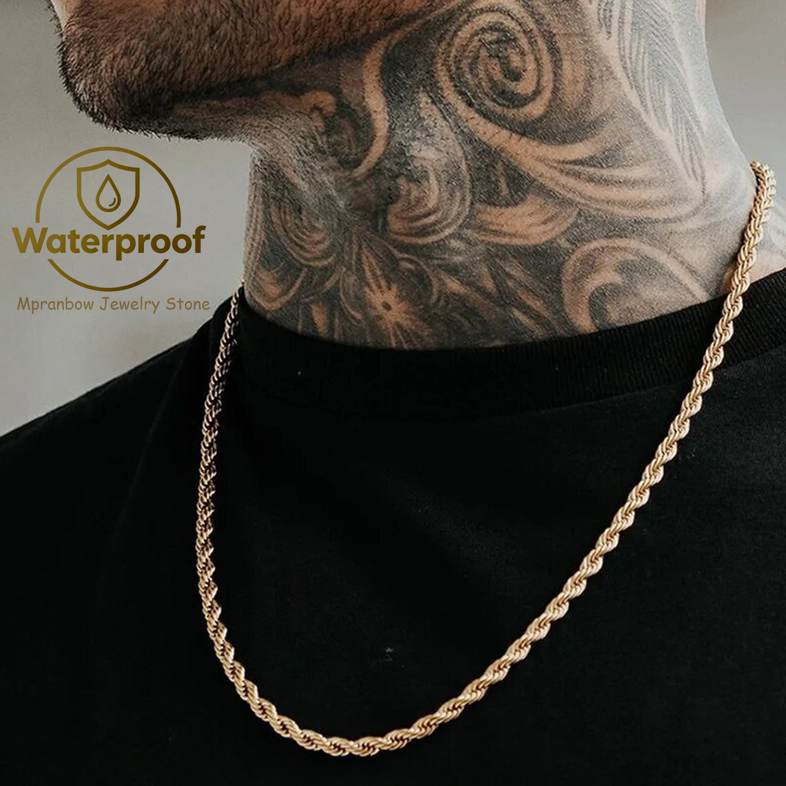 Collar de Cadena de Cuerda Est - Cuban Link Chain 12Mm reseña y precio