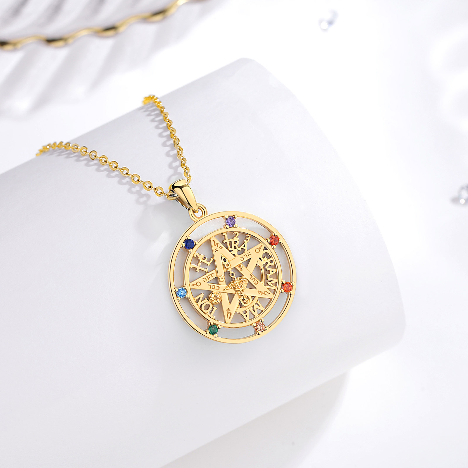 Eudora-collar de pentagrama de - 925 Sterling Silver Chain Necklace Men reseña y precio