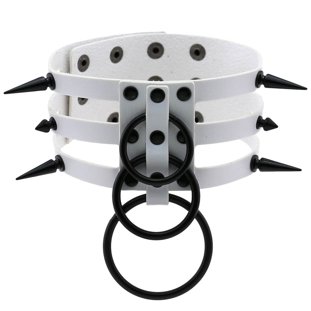 Gargantilla de Bondage de cuer - Goth Punk Spike Choker reseña y precio