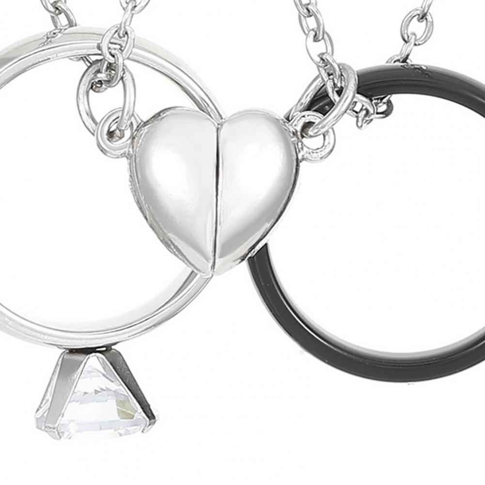 Collar con Colgante de Anillo, - Magnetic Couple Matching Necklaces reseña y precio