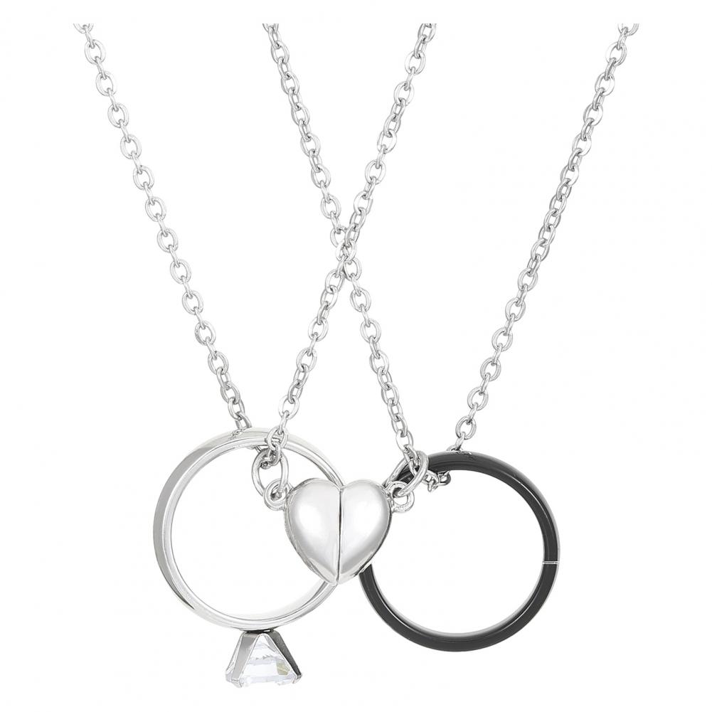 Collar con Colgante de Anillo, - Magnetic Couple Matching Necklaces reseña y precio