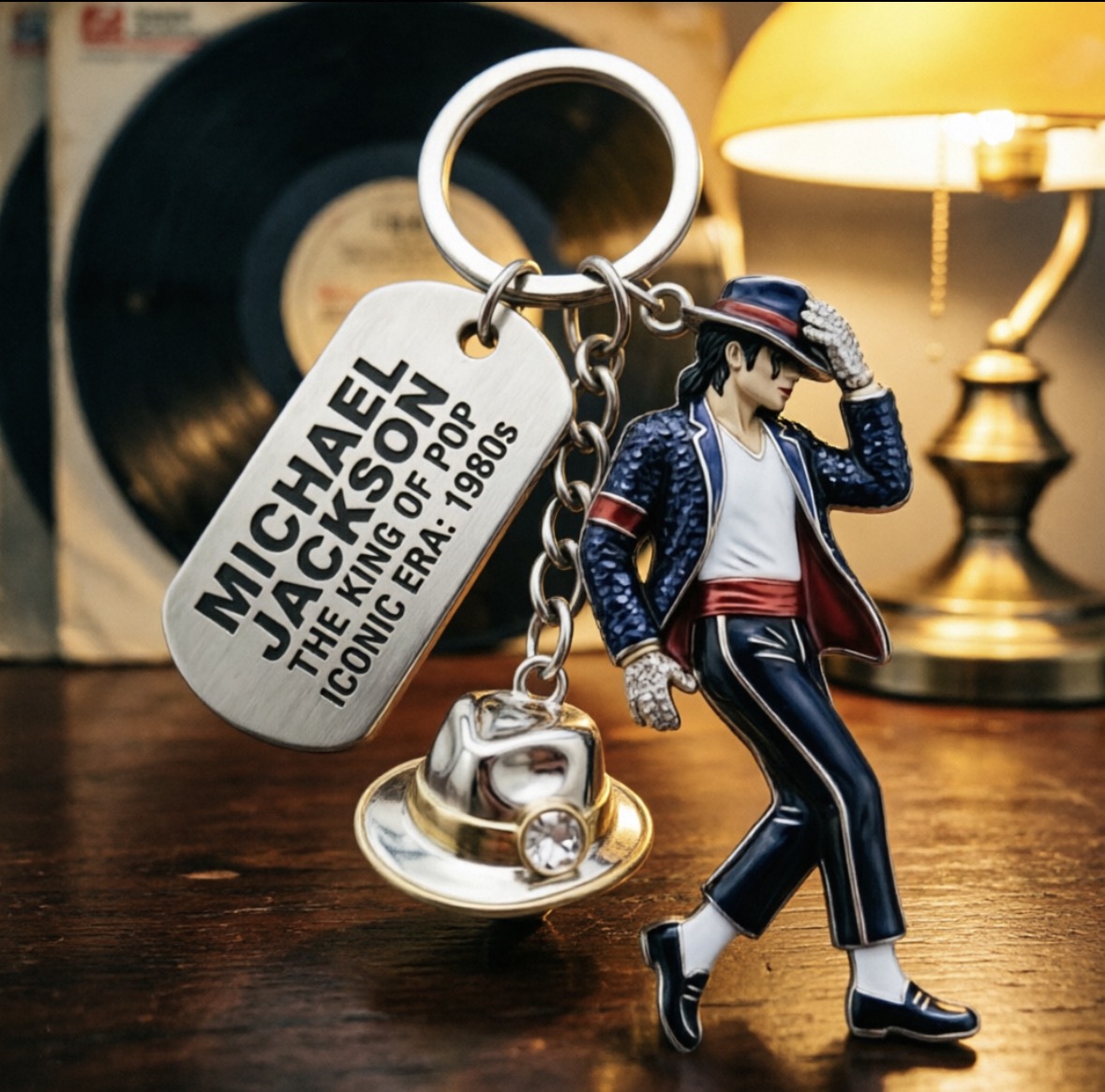 Llavero de Michael Jackson, Co - Rings reseña y precio