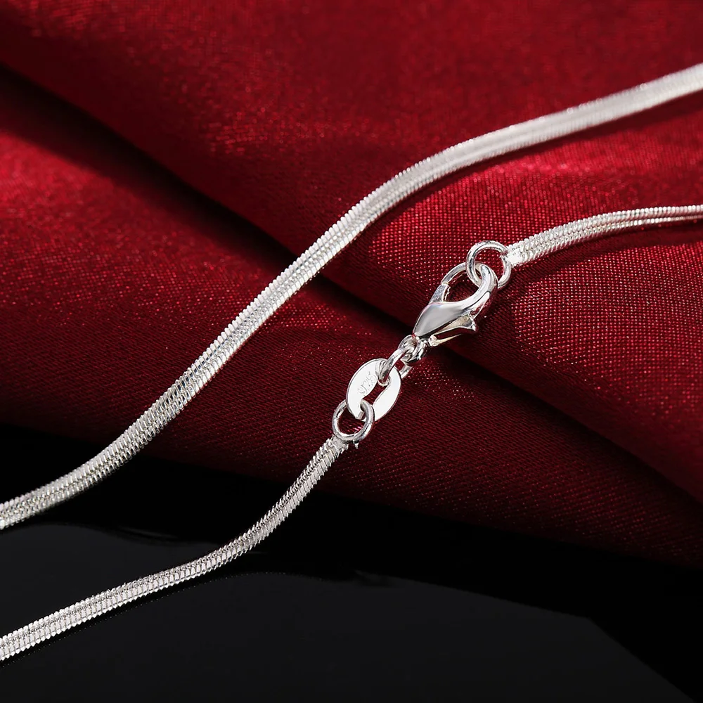 Collar de plata de ley 925 par - 925 Sterling Silver Chain Necklace Men reseña y precio