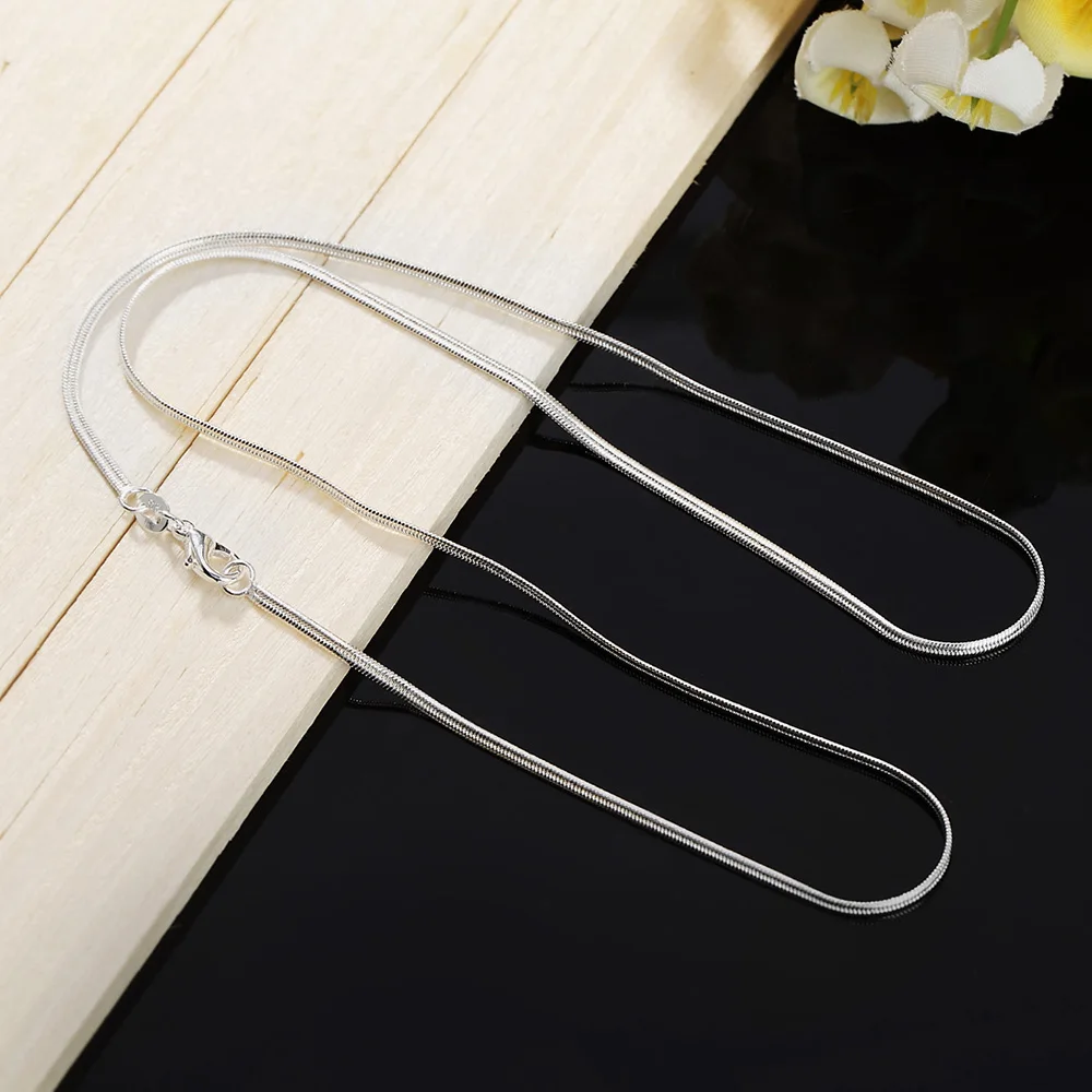 Collar de plata de ley 925 par - 925 Sterling Silver Chain Necklace Men reseña y precio