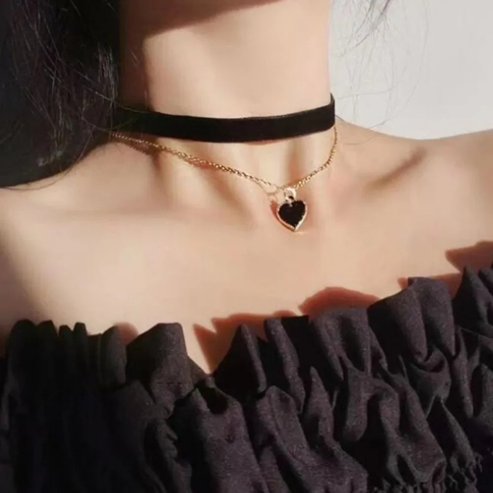 Collar Gargantilla con Colgant - Layered Pendant Necklace Aesthetic reseña y precio