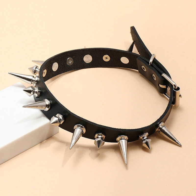 Gargantilla de Punta larga Pun - Goth Punk Spike Choker reseña y precio