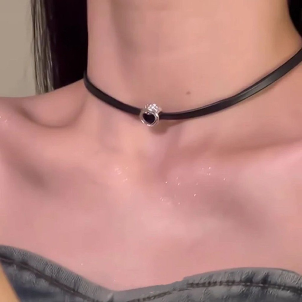 Collar gótico con colgante de  - Layered Pendant Necklace Aesthetic reseña y precio