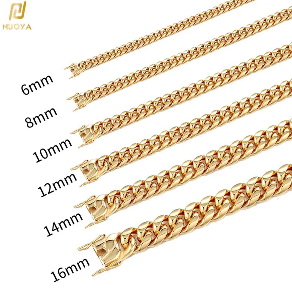 Collar de cadena de eslabones  - Cuban Link Chain 12Mm reseña y precio