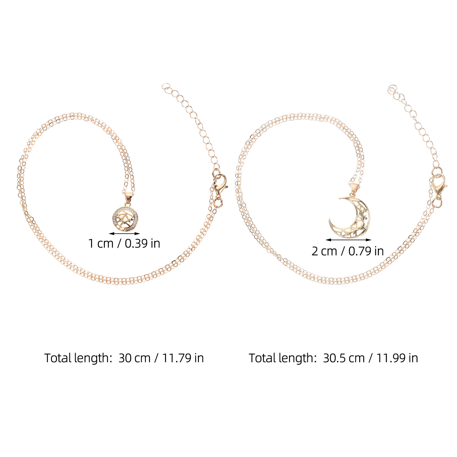 1 Par de Collares Sol y Luna p - Magnetic Couple Matching Necklaces reseña y precio