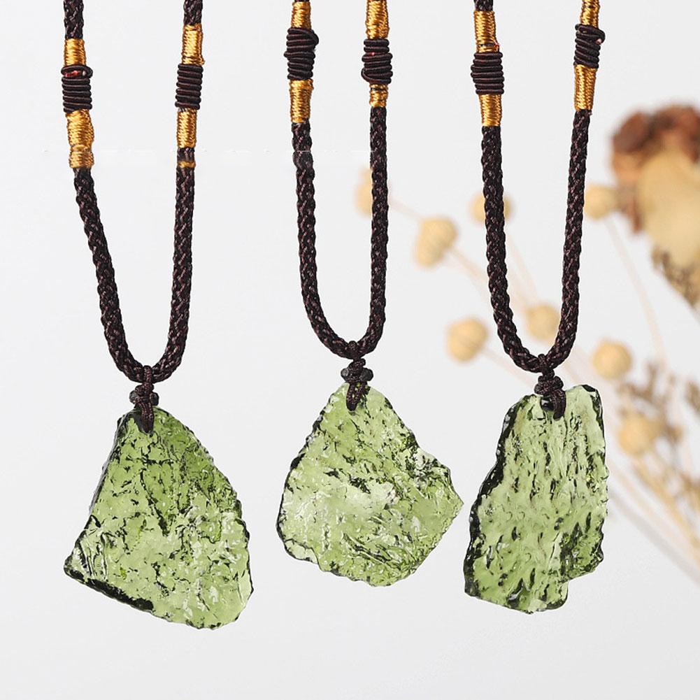 Collar de cuarzo de cristal ún - Crystal Pendant Necklace Natural Stone reseña y precio