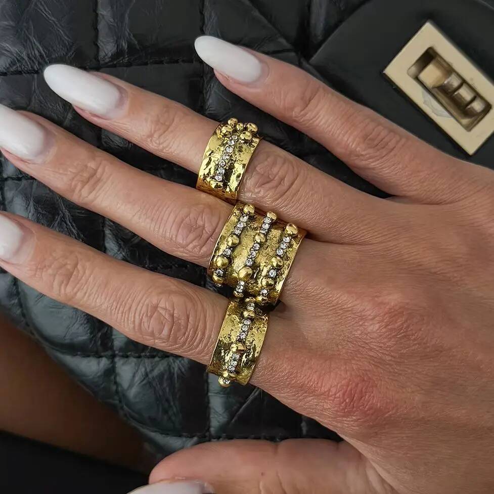 Ingemark - Juego de 3 Anillos  - Vintage Punk Knuckle Rings Set reseña y precio