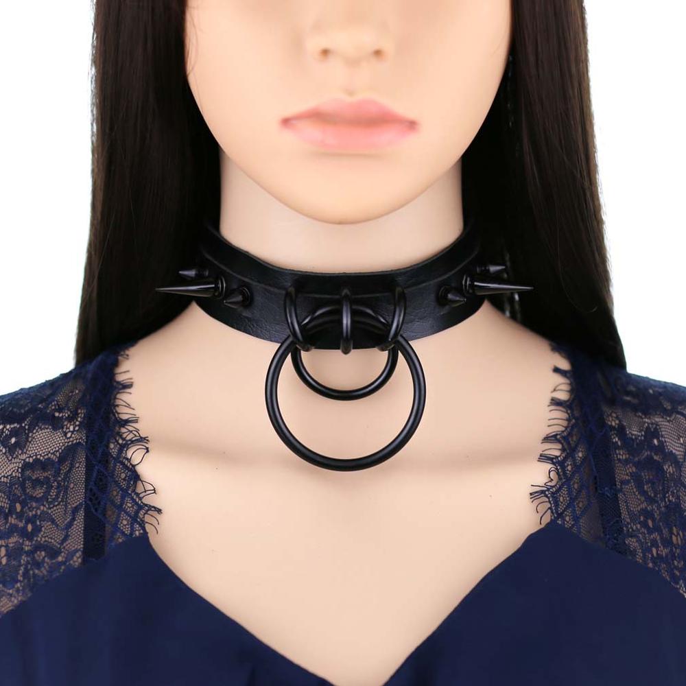 Gargantilla con pinchos negros - Goth Punk Spike Choker reseña y precio