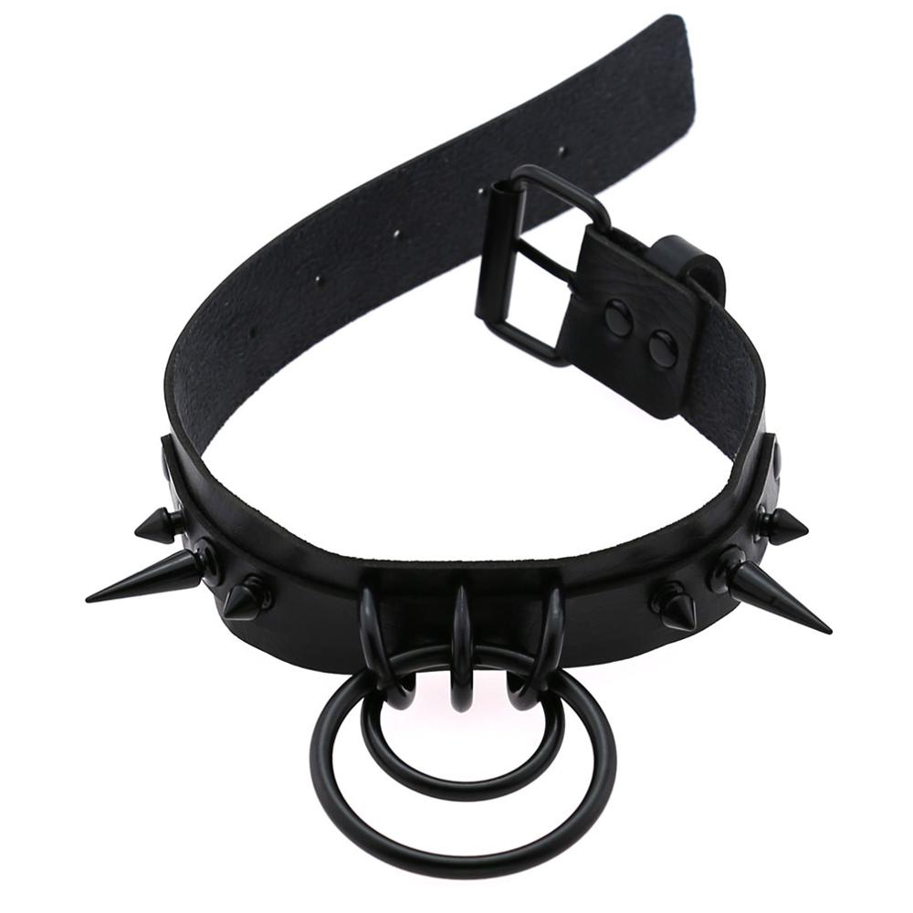 Gargantilla con pinchos negros - Goth Punk Spike Choker reseña y precio