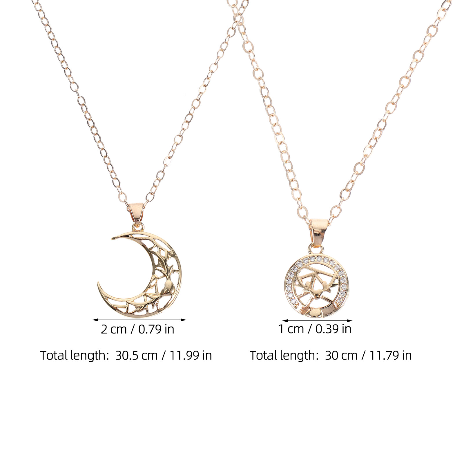 1 Par de Collares de Sol y Lun - Magnetic Couple Matching Necklaces reseña y precio